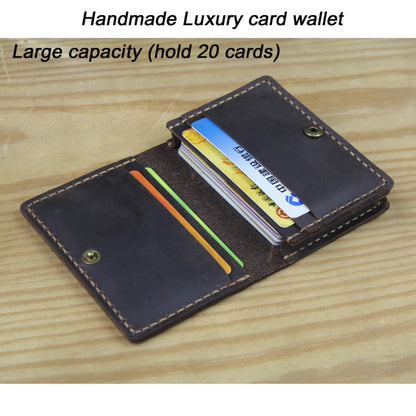 Genuine Leather Card Wallet – Slim Credit & ID Holder
