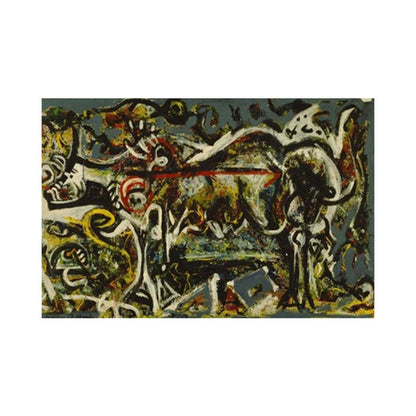 Jackson Pollock Abstract Canvas Wall Art Print – Drip Painting Poster