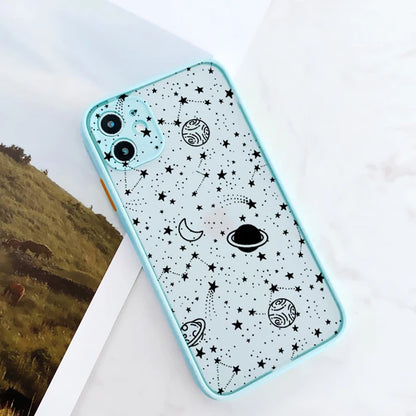Star Planet Shockproof iPhone Case – Cute Cartoon Cover