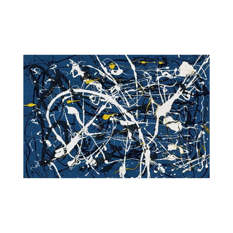 Jackson Pollock Abstract Canvas Wall Art Print – Drip Painting Poster