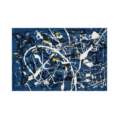 Jackson Pollock Abstract Canvas Wall Art Print – Drip Painting Poster