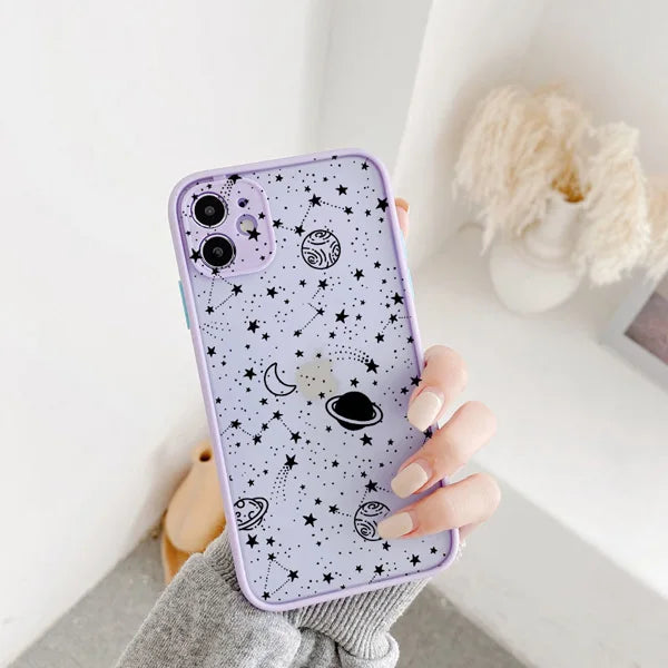 Star Planet Shockproof iPhone Case – Cute Cartoon Cover