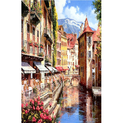Venice Landscape Canvas Wall Art – Scenic Poster Print