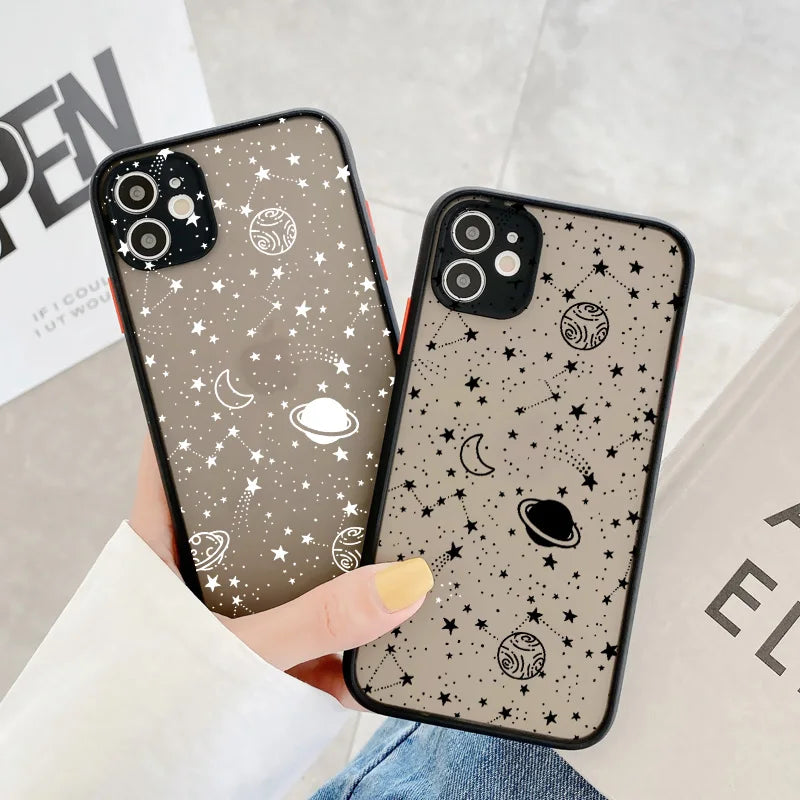 Star Planet Shockproof iPhone Case – Cute Cartoon Cover