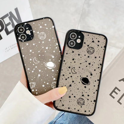 Star Planet Shockproof iPhone Case – Cute Cartoon Cover