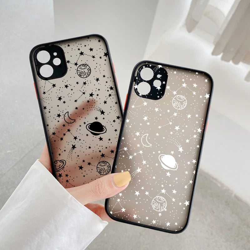 Star Planet Shockproof iPhone Case – Cute Cartoon Cover