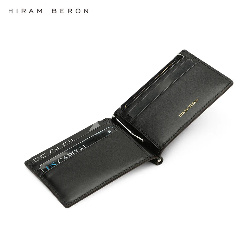 Customized Genuine Cow Leather Crocodile Embossed Men Money Clip Slim Card Pack Bills Cash Clips