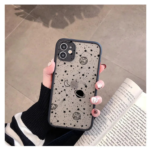 Star Planet Shockproof iPhone Case – Cute Cartoon Cover