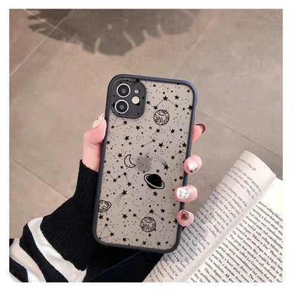 Star Planet Shockproof iPhone Case – Cute Cartoon Cover