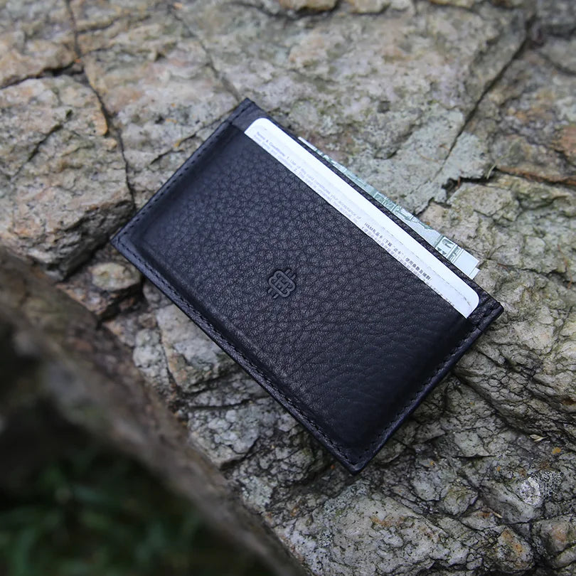 Leather Card Holder Men's Minimalist Slim Wallet