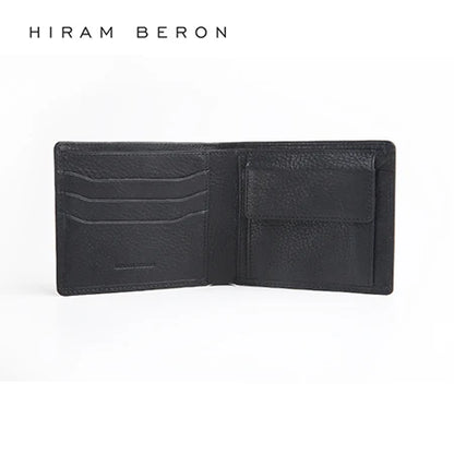 RFID Blocking Genuine Leather Wallet for Men – Hiram Beron Large Capacity Card Holder