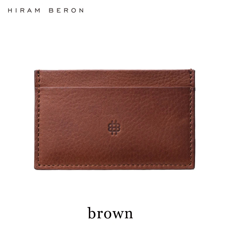 Leather Card Holder Men's Minimalist Slim Wallet