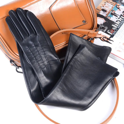 Women's Long Leather Gloves – Unlined Opera Evening Gloves