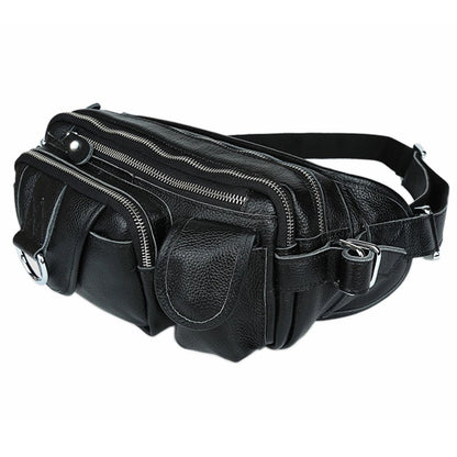 Genuine Leather Fanny Pack Men's Waist Bag Belt Pouch