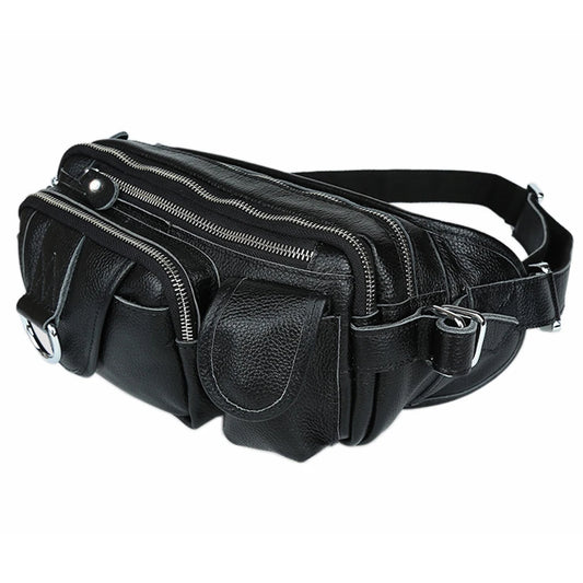 Genuine Leather Fanny Pack Men's Waist Bag Belt Pouch