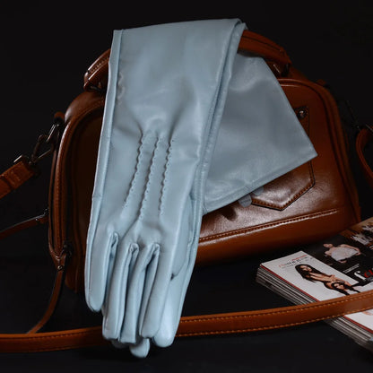 Women's Long Leather Gloves – Elbow Length Opera Evening