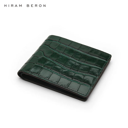 Custom Name Luxury Crocodile Billfold Wallet – Men's Gift