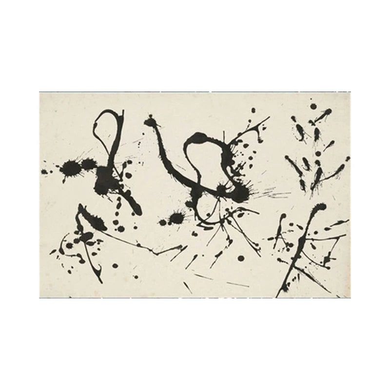 Jackson Pollock Abstract Canvas Wall Art Print – Drip Painting Poster