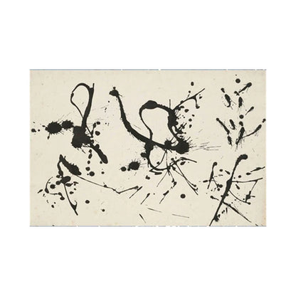 Jackson Pollock Abstract Canvas Wall Art Print – Drip Painting Poster