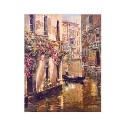 Venice Landscape Canvas Wall Art – Scenic Poster Print