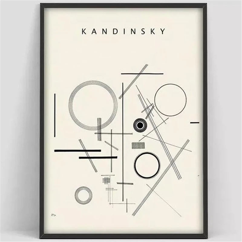 Bauhaus Geometric Abstract Art Print – Herbert Bayer Wall Poster