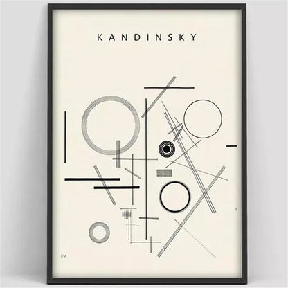 Bauhaus Geometric Abstract Art Print – Herbert Bayer Wall Poster
