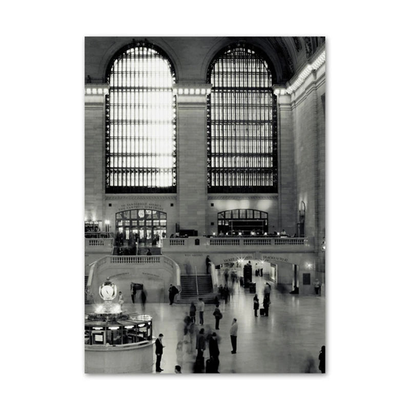 New York City Canvas Wall Art – Black & White NYC Poster Prints