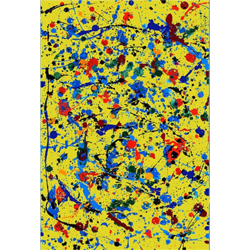 Jackson Pollock Abstract Canvas Wall Art Print – Drip Painting Poster