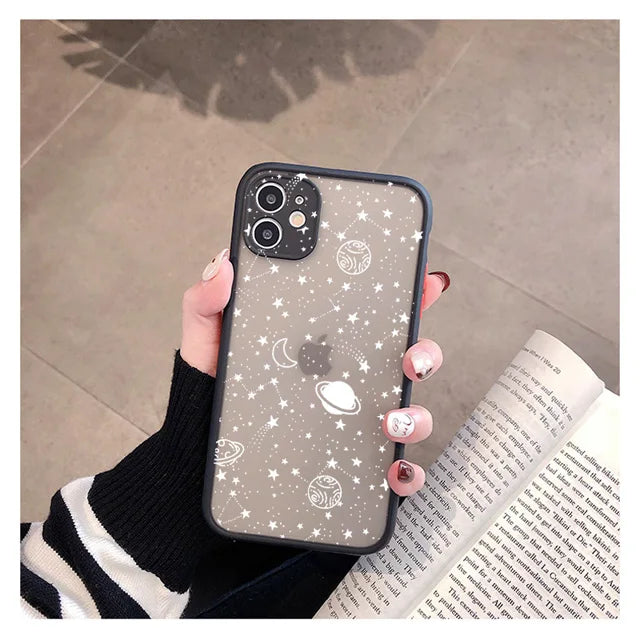 Star Planet Shockproof iPhone Case – Cute Cartoon Cover