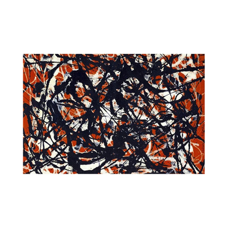 Jackson Pollock Abstract Canvas Wall Art Print – Drip Painting Poster