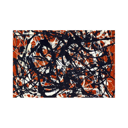 Jackson Pollock Abstract Canvas Wall Art Print – Drip Painting Poster