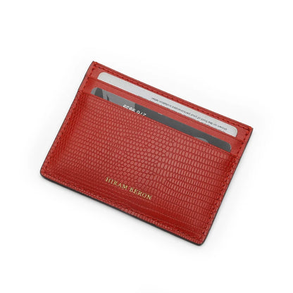 Free Monogram Premium Luxury Card Wallet Genuine Leather Case Holder Men Dropship