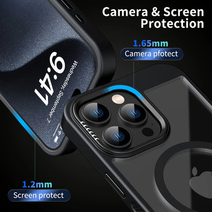 MagSafe Magnetic Bumper Case for iPhone 16 15 14 13 12 11 Pro Max Plus