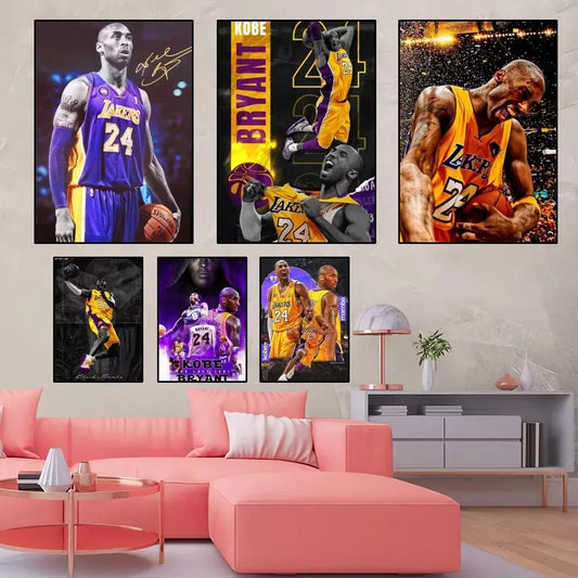 Kobe Bryant Black Mamba Poster – Basketball Wall Art