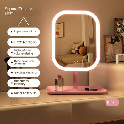 Touch Control LED Vanity Makeup Mirror