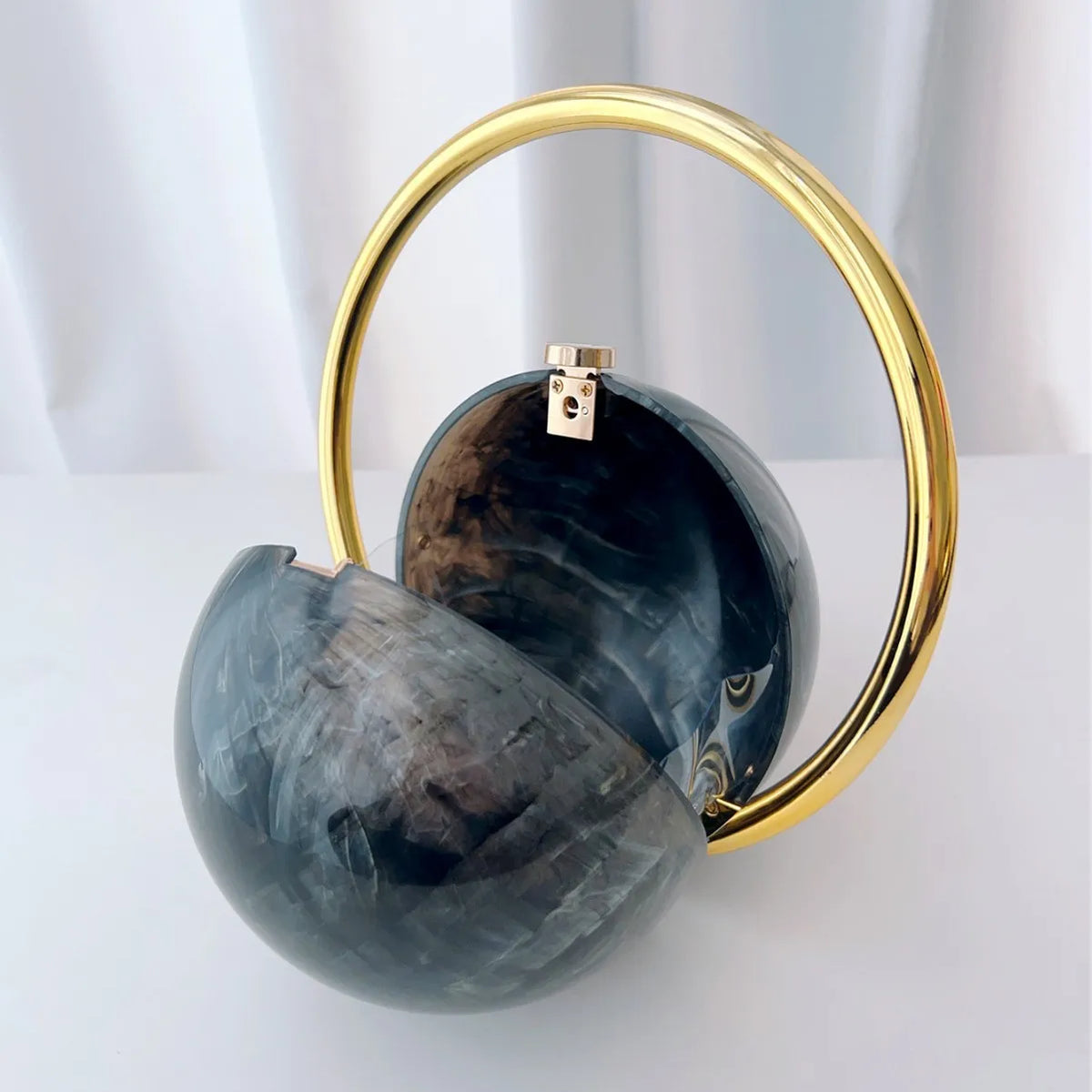 Round Ball Clutch Bag for Women – Luxury Mini Shoulder Purse