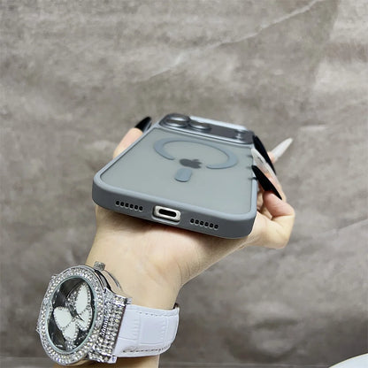 MagSafe iPhone Case – Matte Translucent with Camera Protector