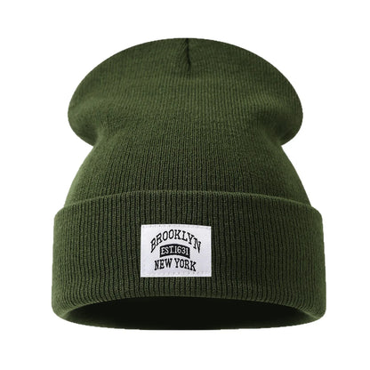 Brooklyn New York Knit Beanie – Unisex Winter Skull Cap