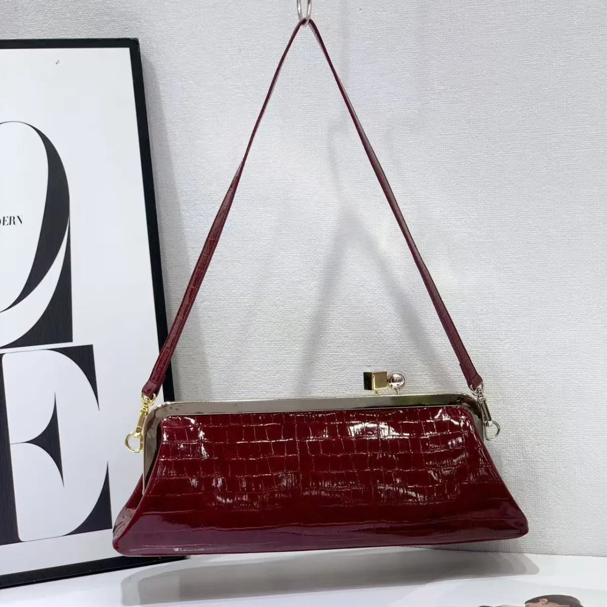 Luxury Clutch Crossbody Bag for Women – Designer Evening Handbag