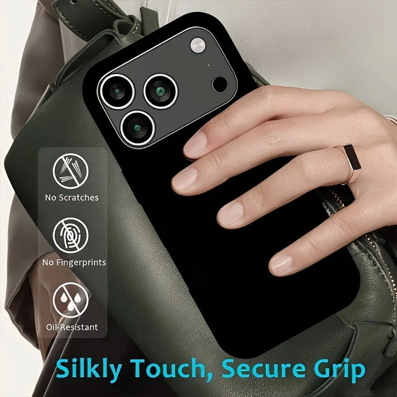 Liquid Silicone iPhone 17 Case – Shockproof Soft Cover for iPhone 17 / Pro / Pro Max / Air