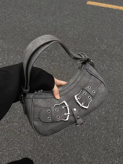 Sweet Cool Denim Grey Women Y2k Grunge Hot Girls Casual Handbag