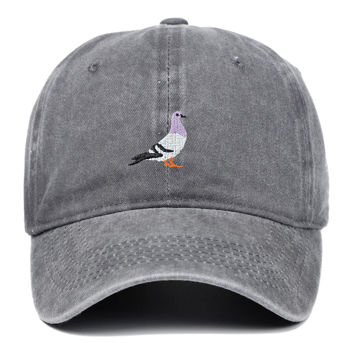 Embroidered Baseball Cap – Washed Cotton Snapback Hat Unisex