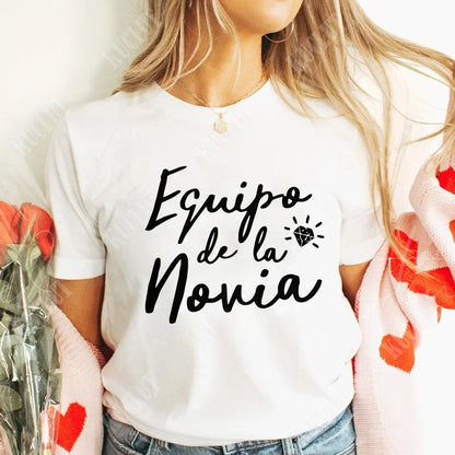 Bachelorette Party T-Shirt – Bride Squad Hen Party Tee