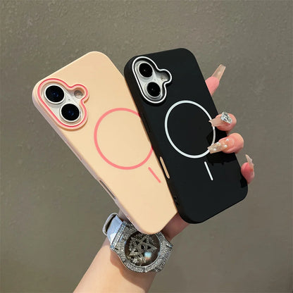 MagSafe iPhone Case – Ultrathin Matte Color with Lens Protection
