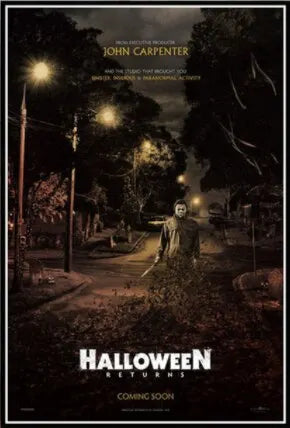 Horror Movie Wall Art Poster – Classic Halloween & Slasher Film Prints for Home Decor