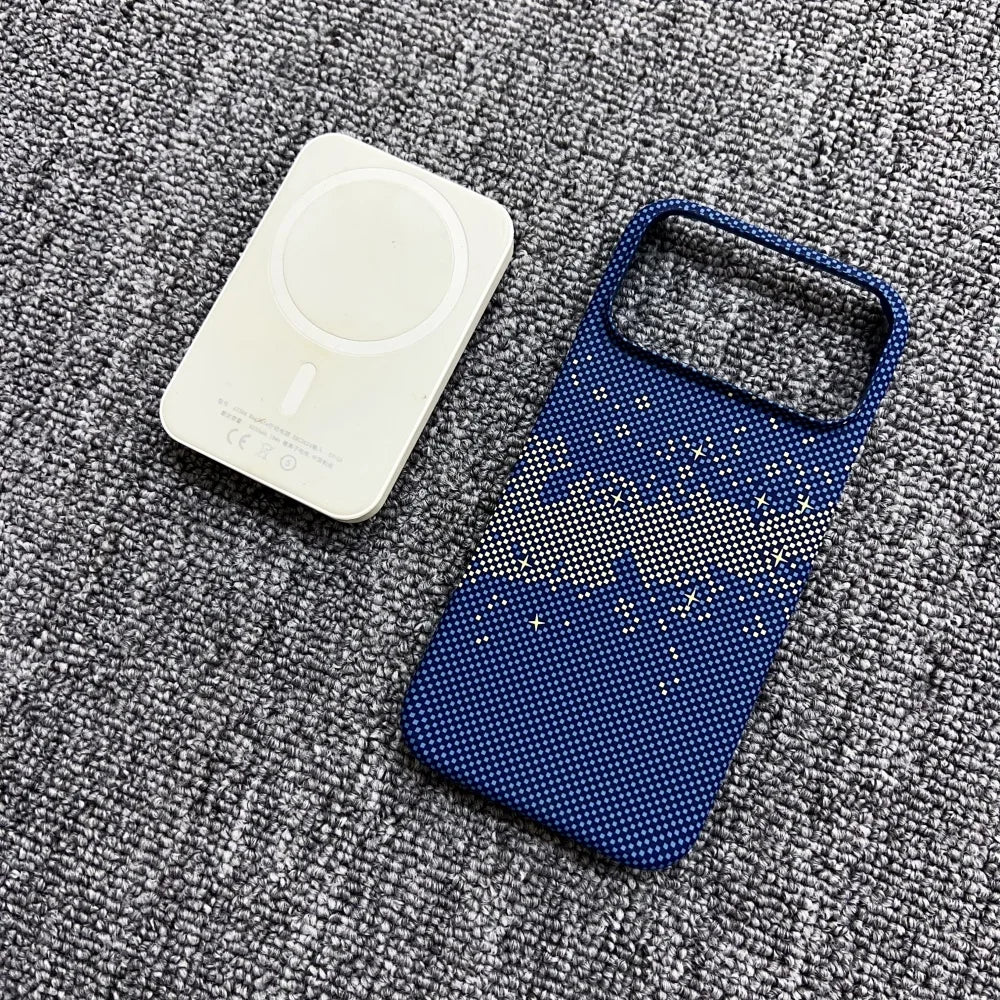 MagSafe Frameless iPhone Case – Woven Pattern Design, iPhone 12–17