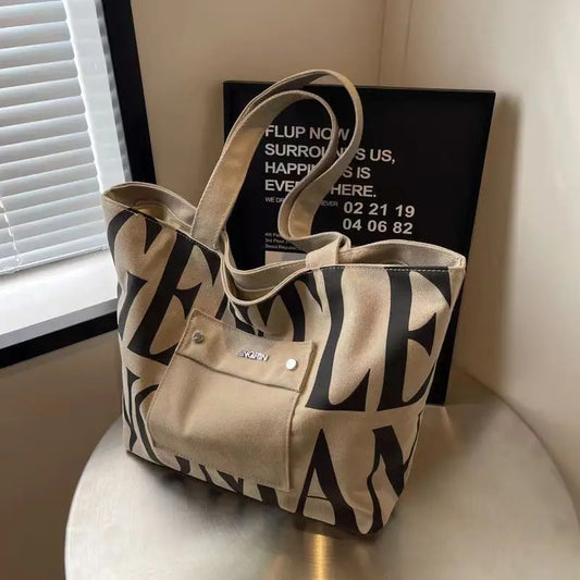 New Large Capacity Single Shoulder Canvas Bag
