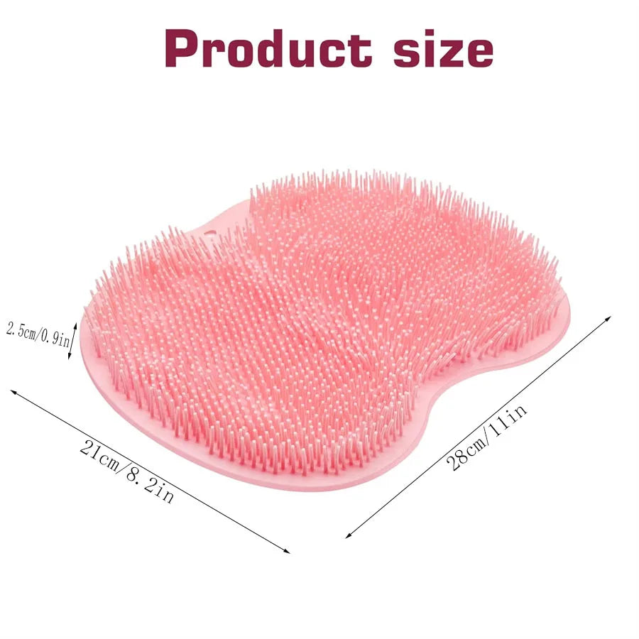 Shower Foot Scrubber Mat With Suction Cups