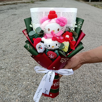 Hello Kitty Plush Bouquet Rose Flower Gift