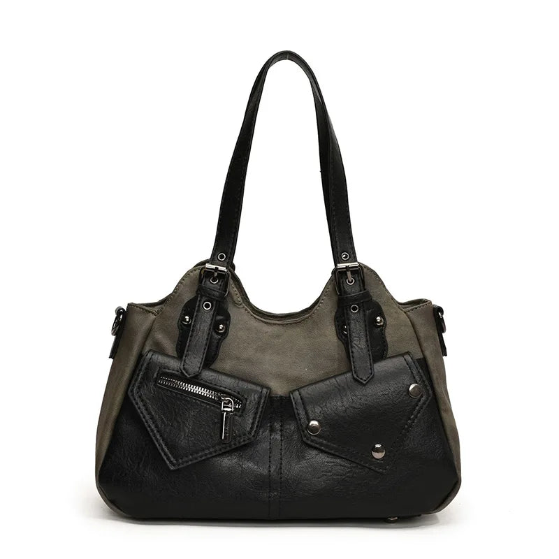 Retro Trendy Shoulder Bags European American High-quality Handbag
